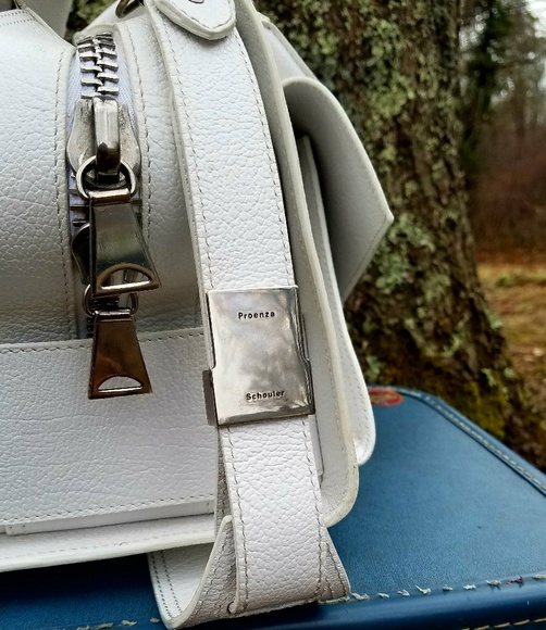 ☆Flash Sale 2 Hours☆ Proenza Schouler  PS13 White Leather Satchel - Picture 4 of 9